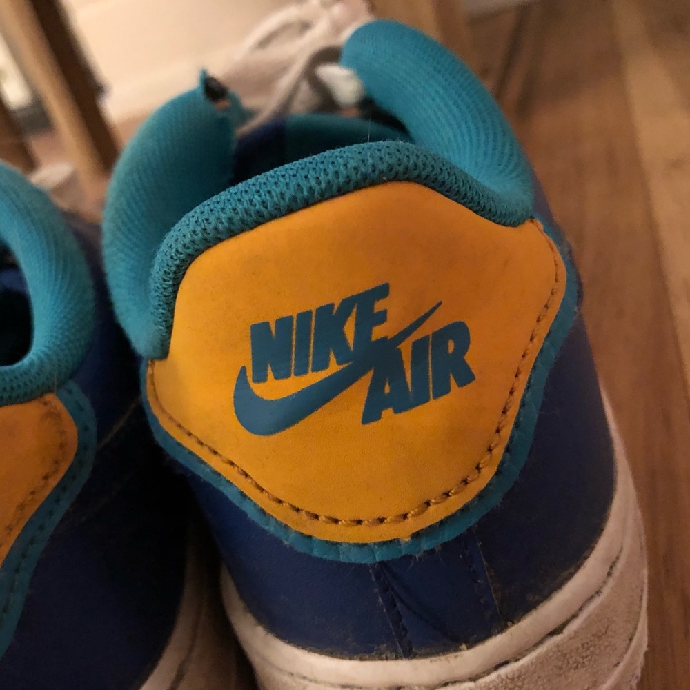Air Force 1 orange blue turquoise (4y)